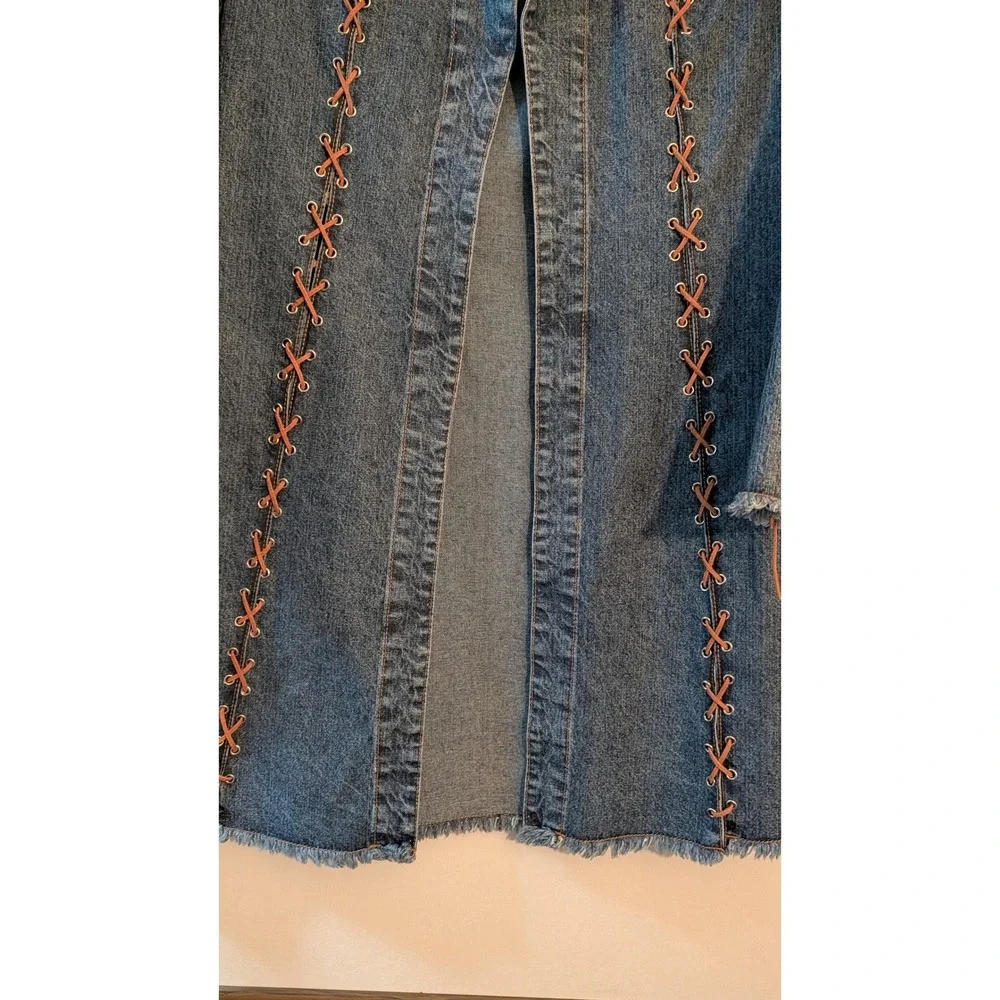 Ethyl longline denim